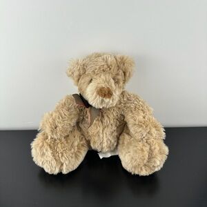 Russ Berrie Higgins Brown Tan Teddy Bear 7” #101326 Plush Stuffed Animal